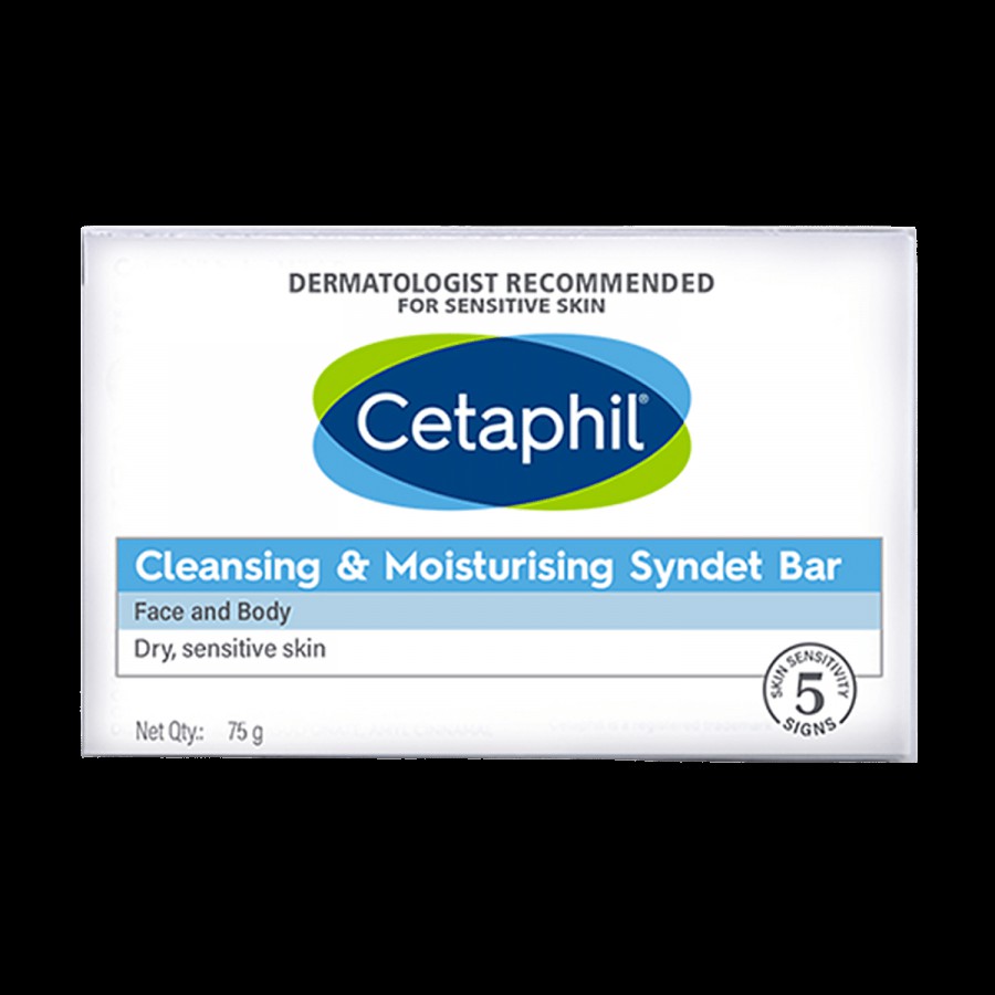 Cetaphil Cleansing & Moisturizing Syndet Bar