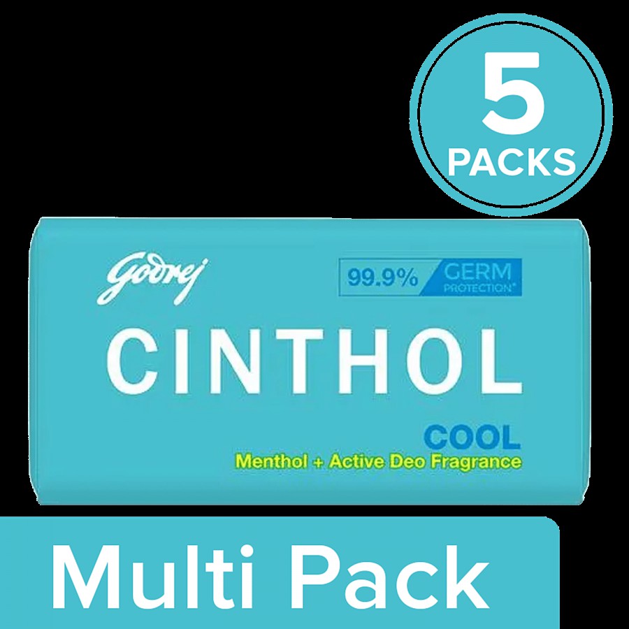 Cinthol Bath Soap - 99.9% Germ Protection