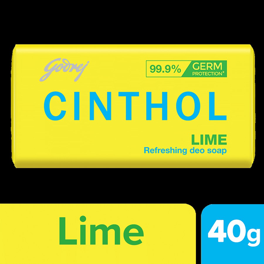 Cinthol Refreshing Deo Lime Bath Soap