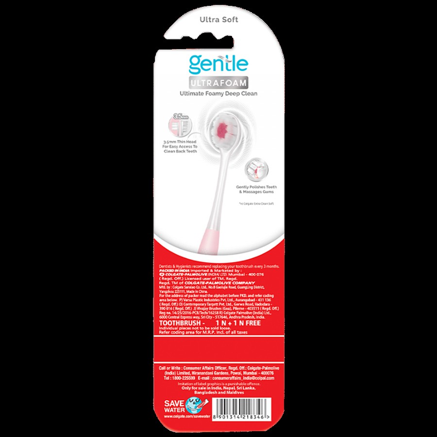 Colgate Gentle Ultrafoam Toothbrush - Ultra Soft