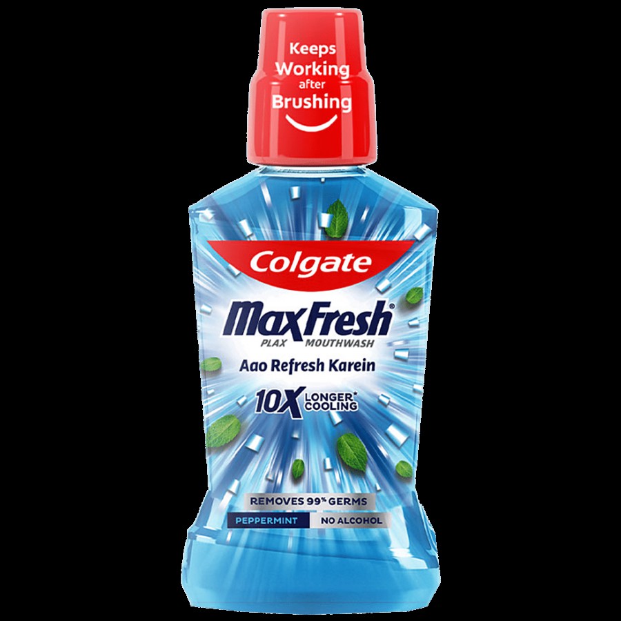 Colgate Maxfresh Plax Mouthwash - Peppermint