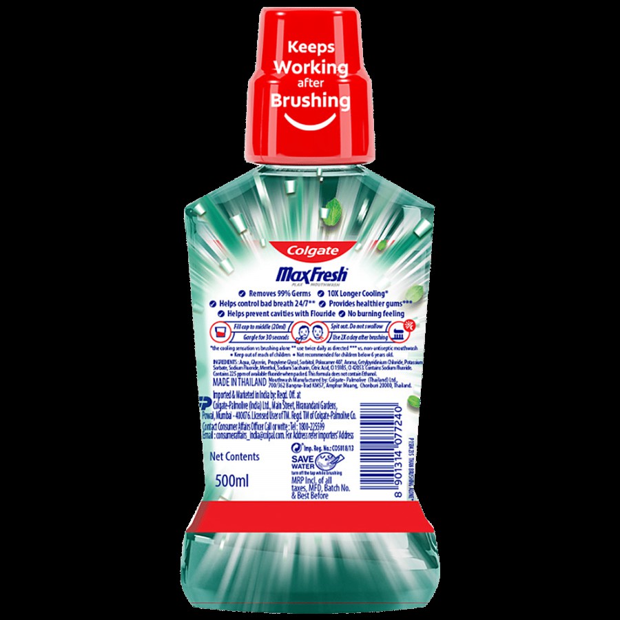 Colgate Mouthwash - Plax Fresh Mint