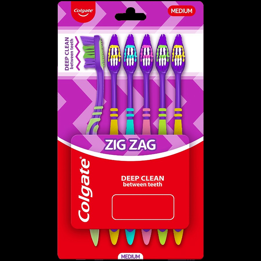 Colgate Zig Zag Medium Bristles Toothbrush