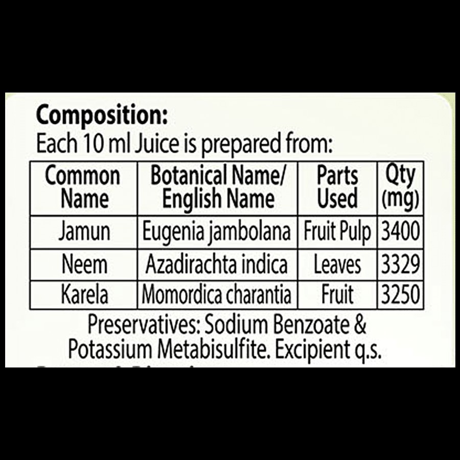 Dabur Jamun Neem Karela Juice -Supports healthy blood sugar