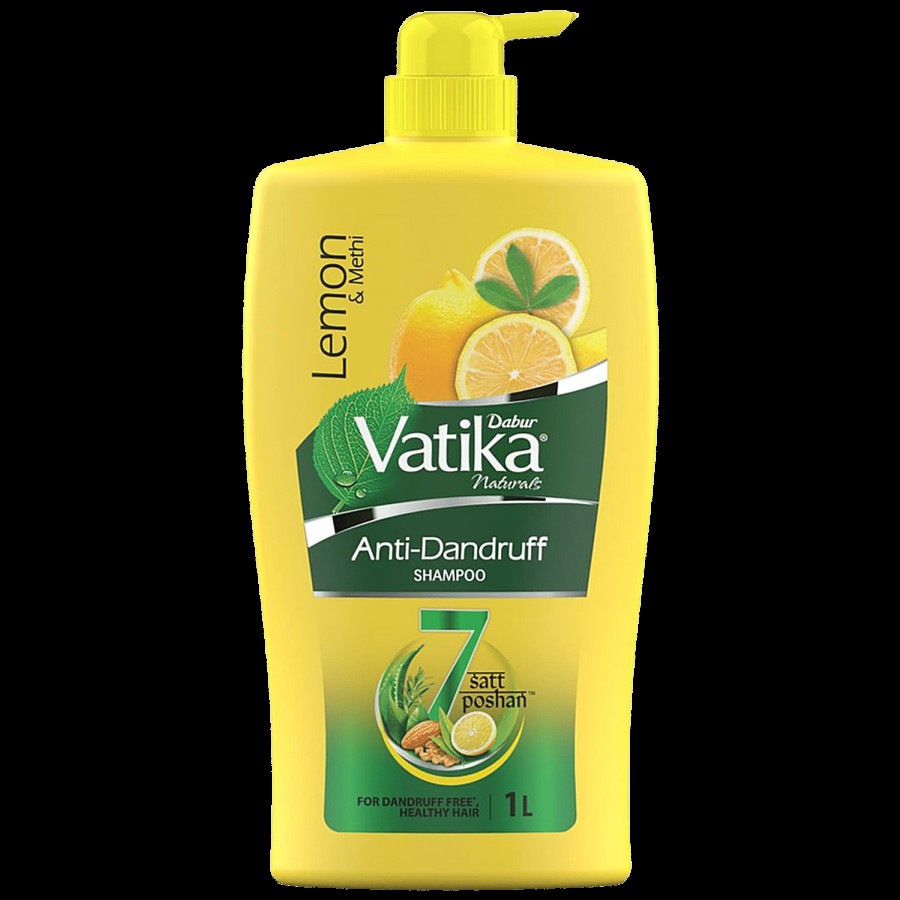 Dabur Vatika Anti-Dandruff Shampoo - Power Of 7 Natural Ingredients