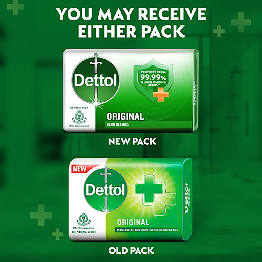 Dettol Bathing Bar Soap - Germ Protection