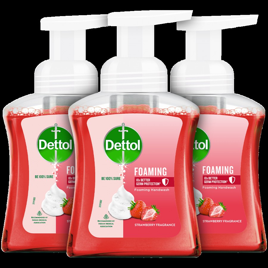 Dettol Strawberry Fragrance Foaming Handwash