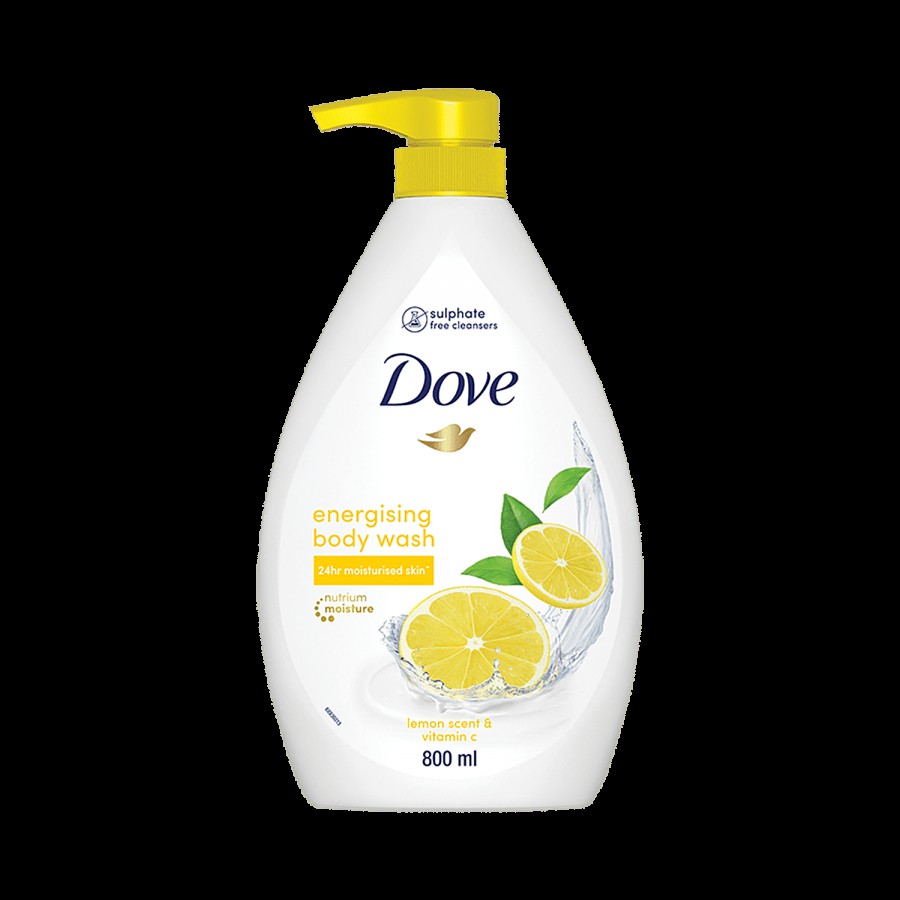 Dove Energising Body Wash - With Lemon Scent & Vitamin C