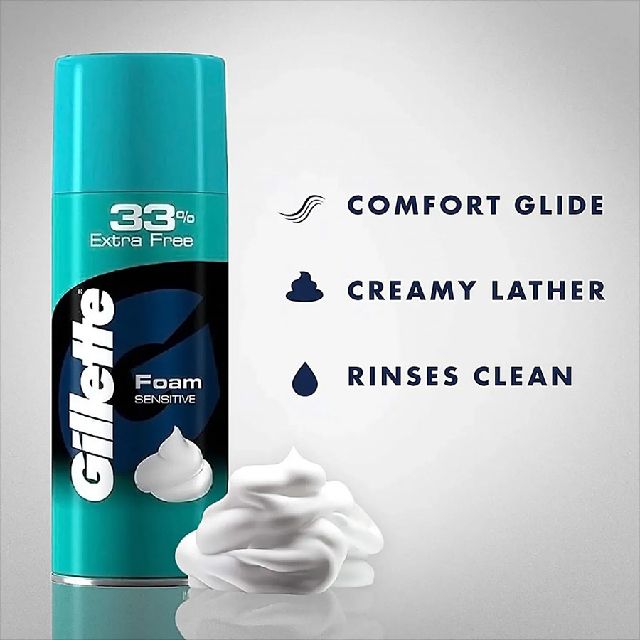 Gillette Classic Foam Shave - Sensitive