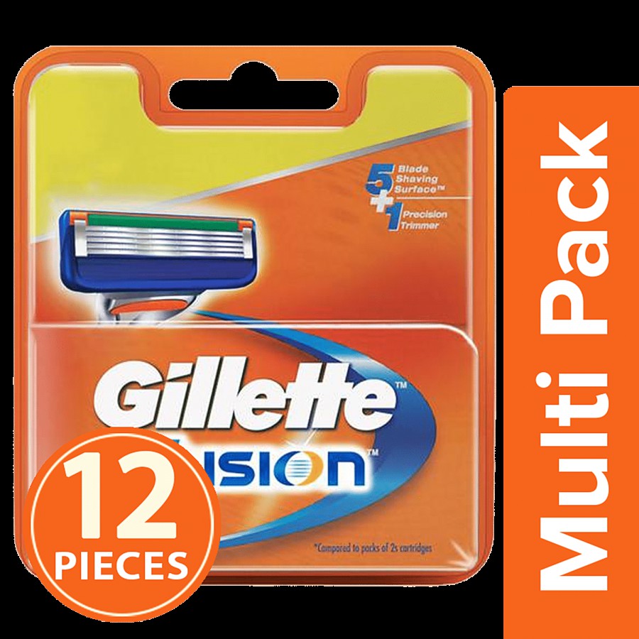 Gillette Fusion - Manual Shaving Razor Blades Cartridge