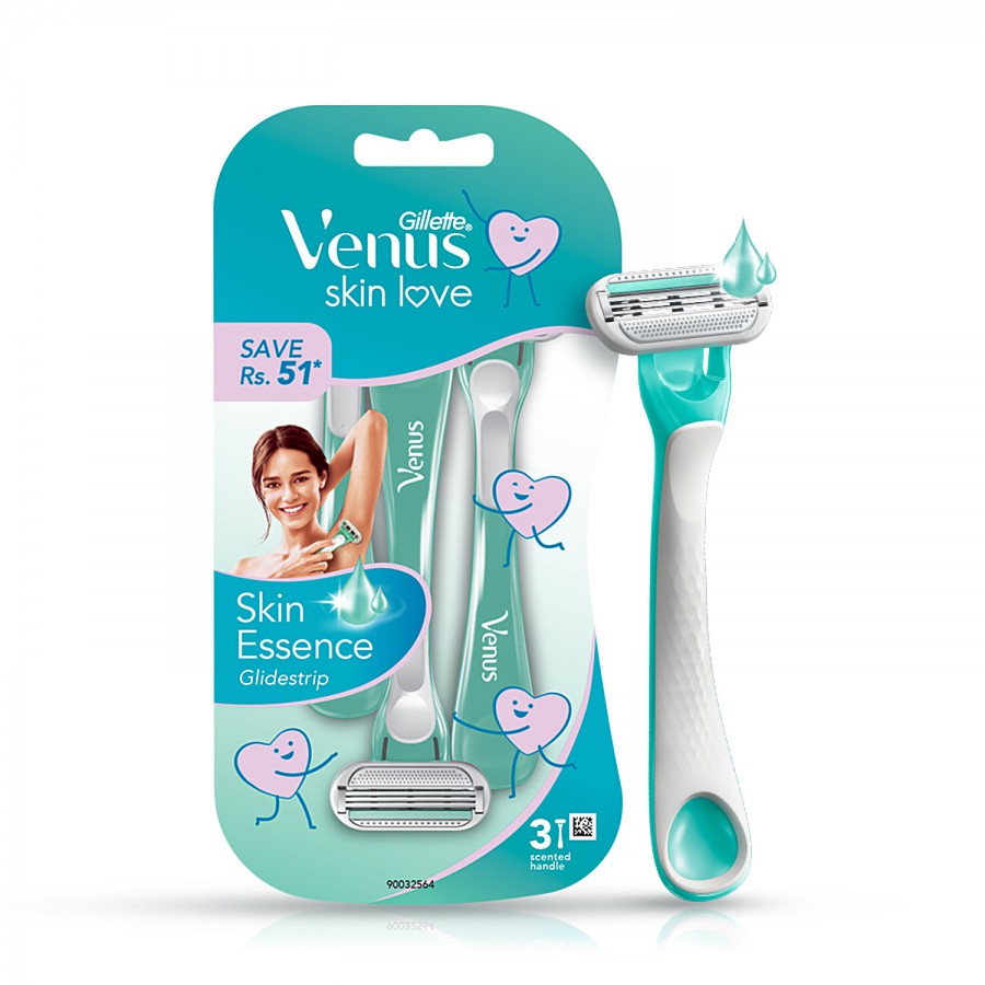 Gillette Venus Skin Love with Skin Essence | Women’s Razor for Hair Removal