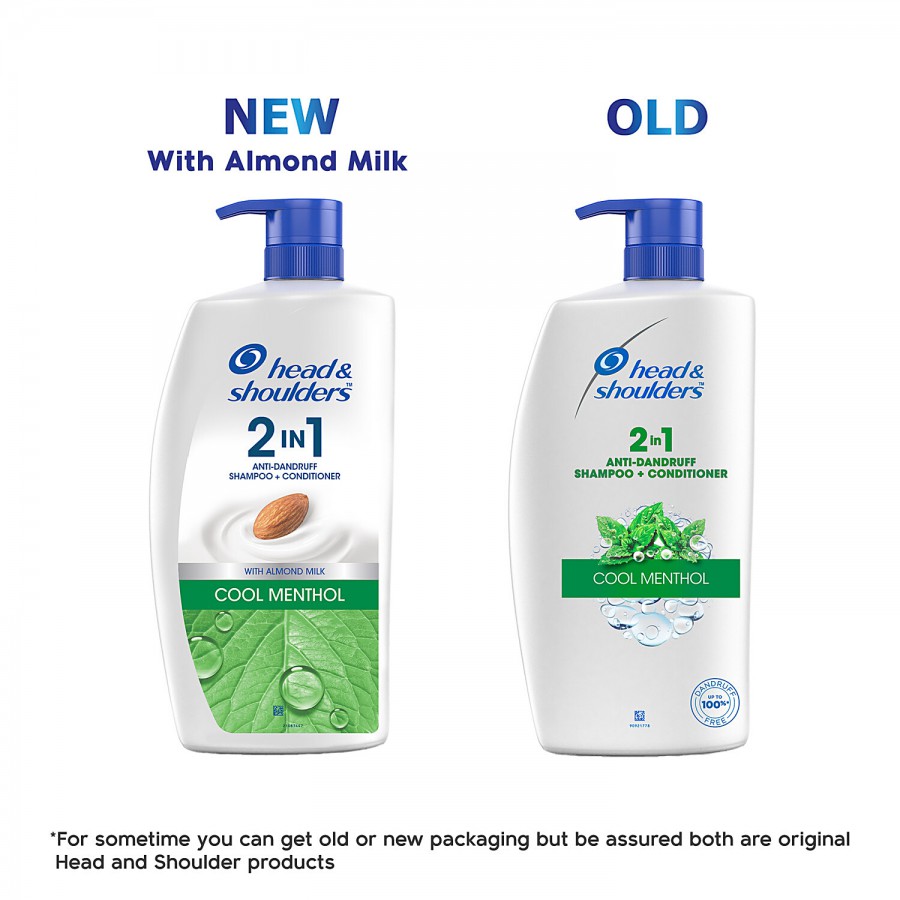 Head & Shoulders Cool Menthol 2 in 1 Anti-Dandruff Shampoo + Conditioner