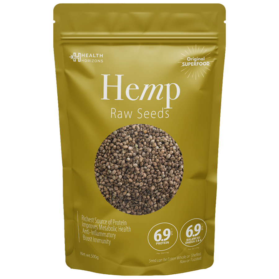 Health Horizons Raw Hemp Seeds - Rich In Protein