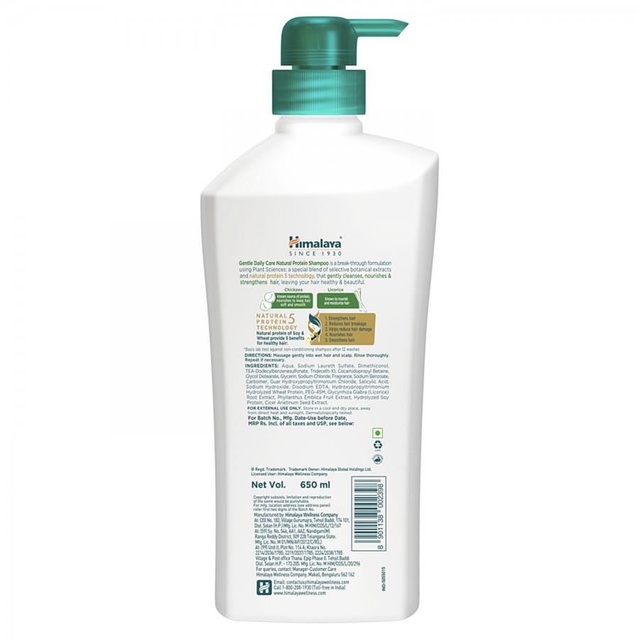 Himalaya Gentle Daily Care Natural Protein Shampoo For Women & Men