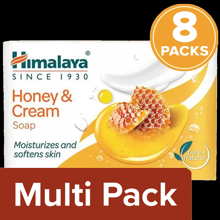 Himalaya Honey & Cream Soap - Nourishes & Softens The Skin