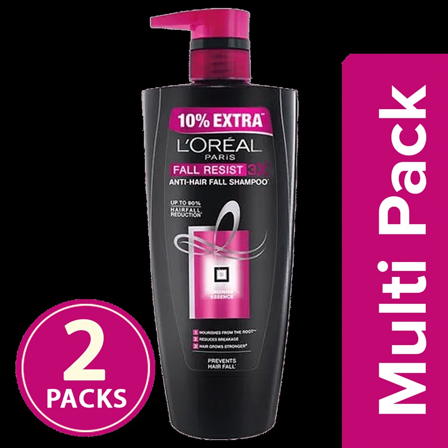 L'Oreal Paris Fall Resist - 3X Anti-Hair Fall Shampoo