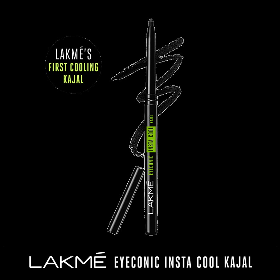 Lakme Eyeconic Insta Cool Kajal - Black