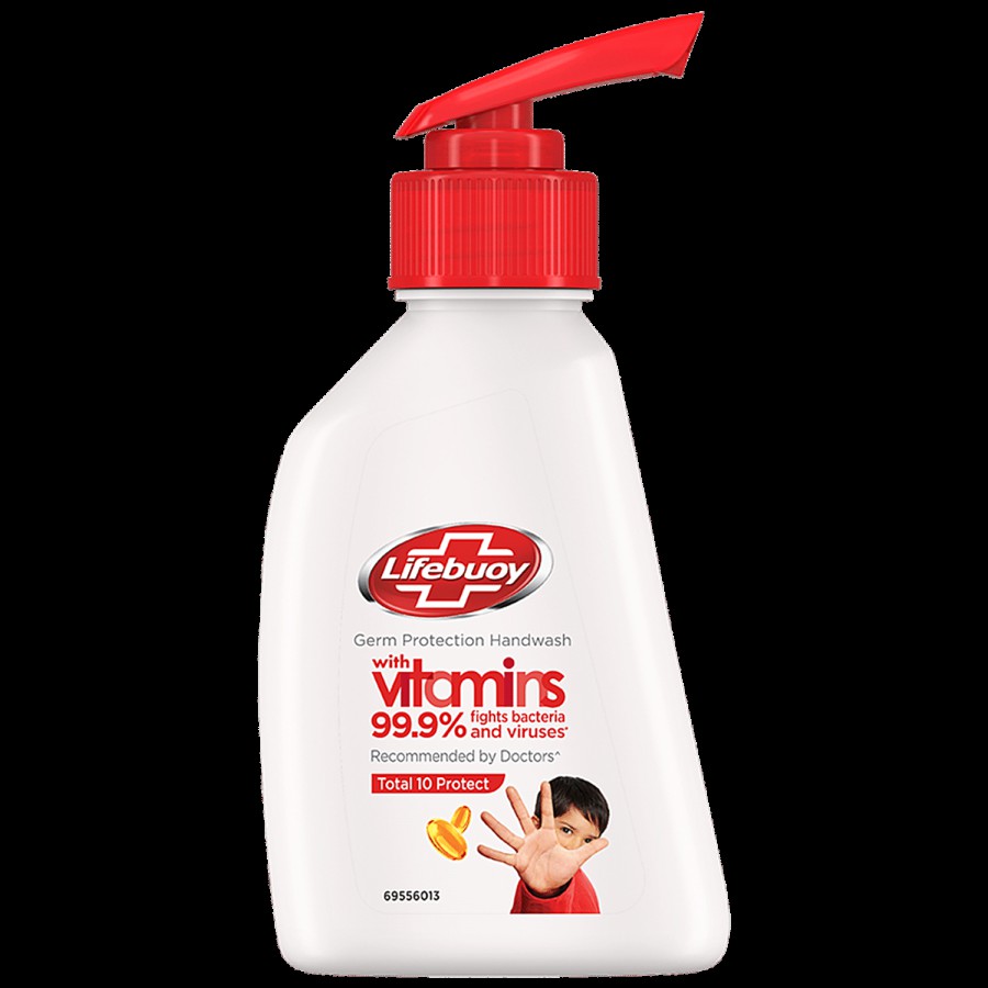 Lifebuoy Total 10+ Handwash - 99.9% Germ Protection