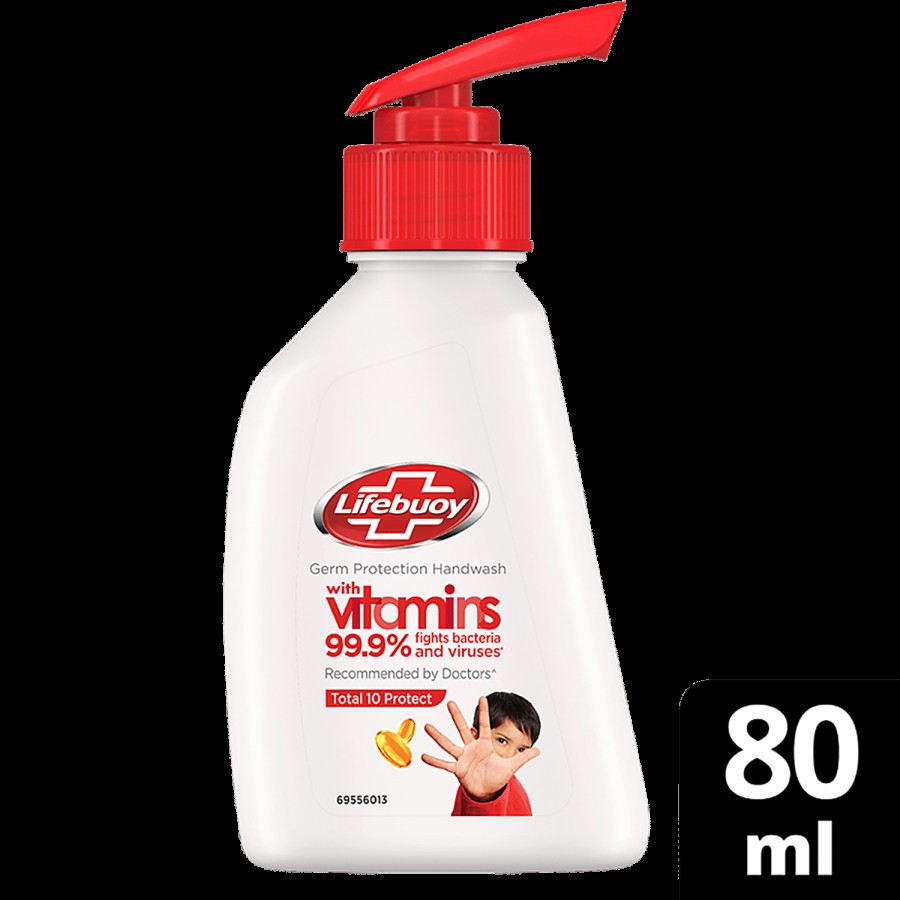 Lifebuoy Total 10+ Handwash - 99.9% Germ Protection