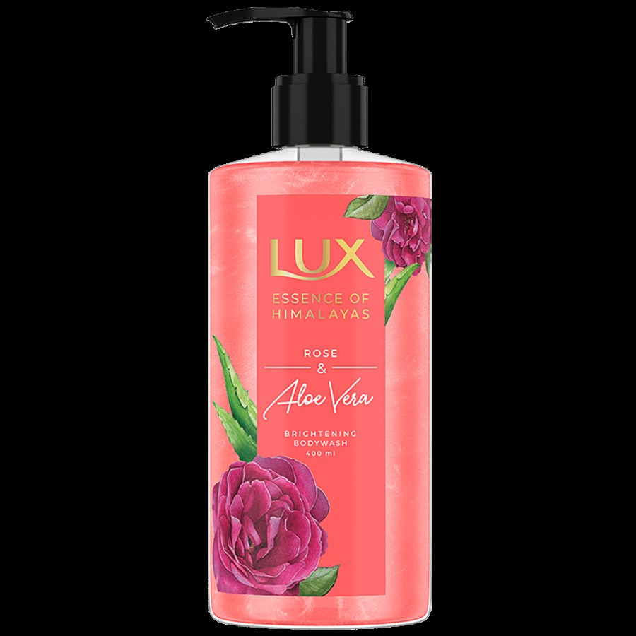 Lux Brightening Body Wash - Rose & Aloe Vera