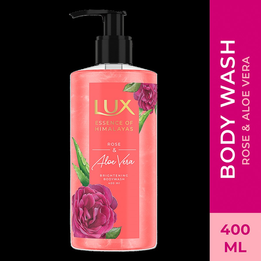 Lux Brightening Body Wash - Rose & Aloe Vera