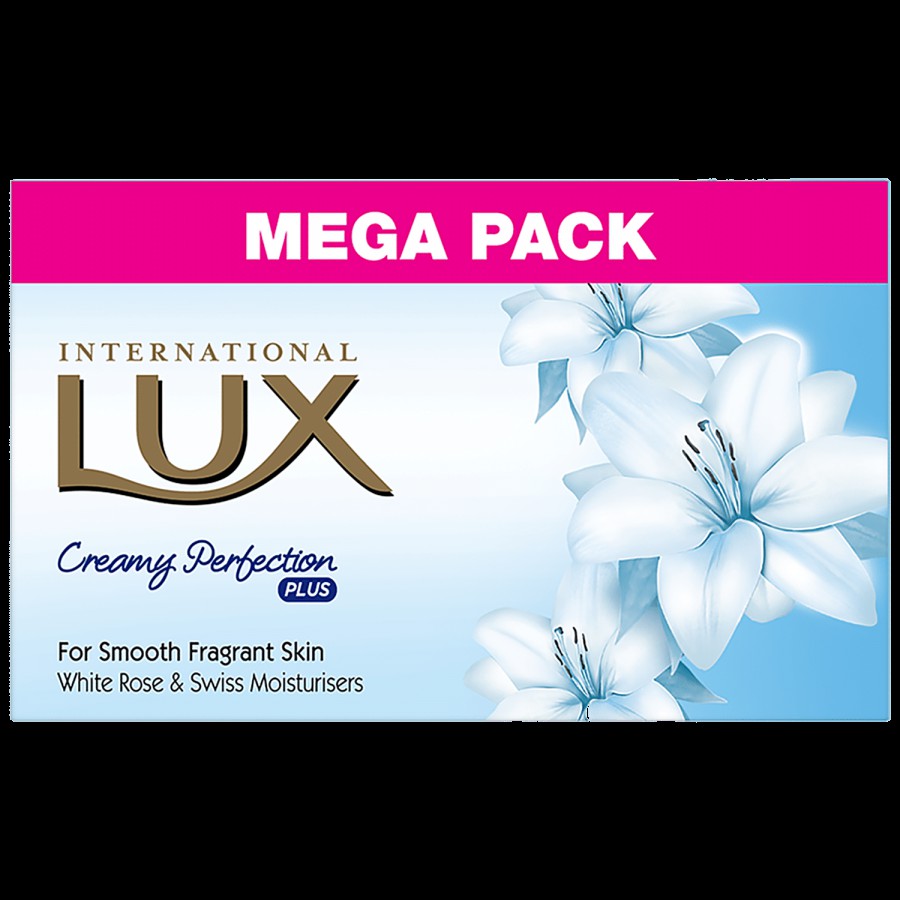 Lux International White Flower Creamy Perfection Soap - Mega Pack