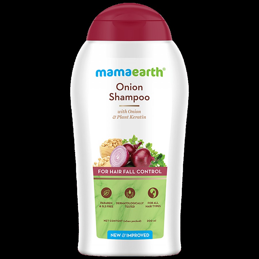 Mamaearth Onion Shampoo - With Plant Keratin