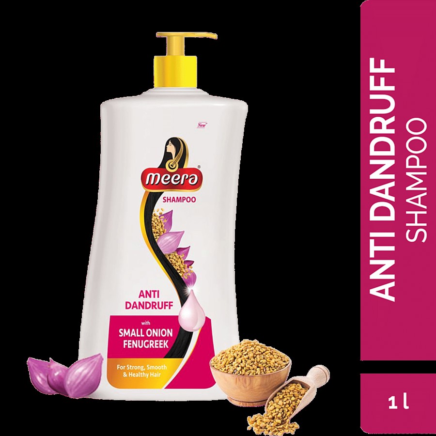 Meera Anti Dandruff Shampoo - With Small Onion & Fenugreek