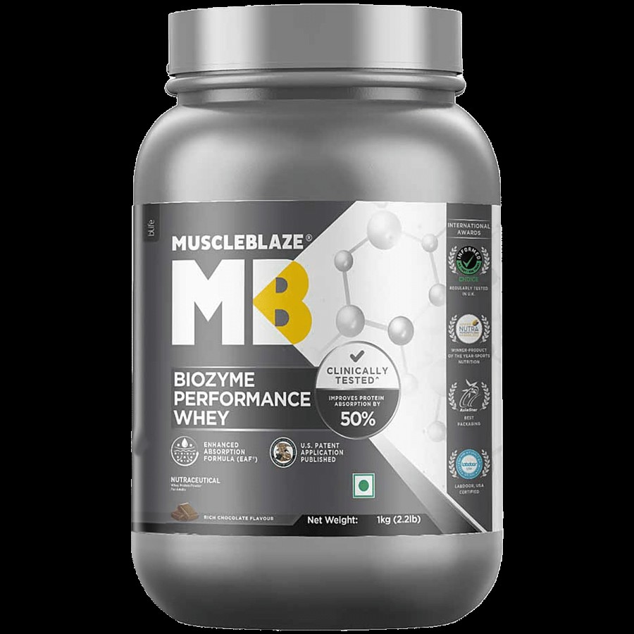 MuscleBlaze Biozyme Performance Whey Rich Chocolate