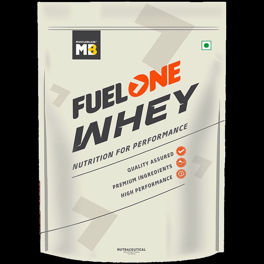 MuscleBlaze Fuel One Whey Protein Powder - Chocolate Flavour