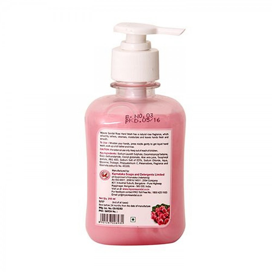 Mysore Sandal Handwash - Rose