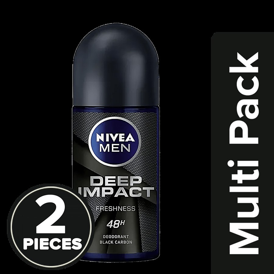 NIVEA Deodorant Roll-On - Deep Impact Freshness