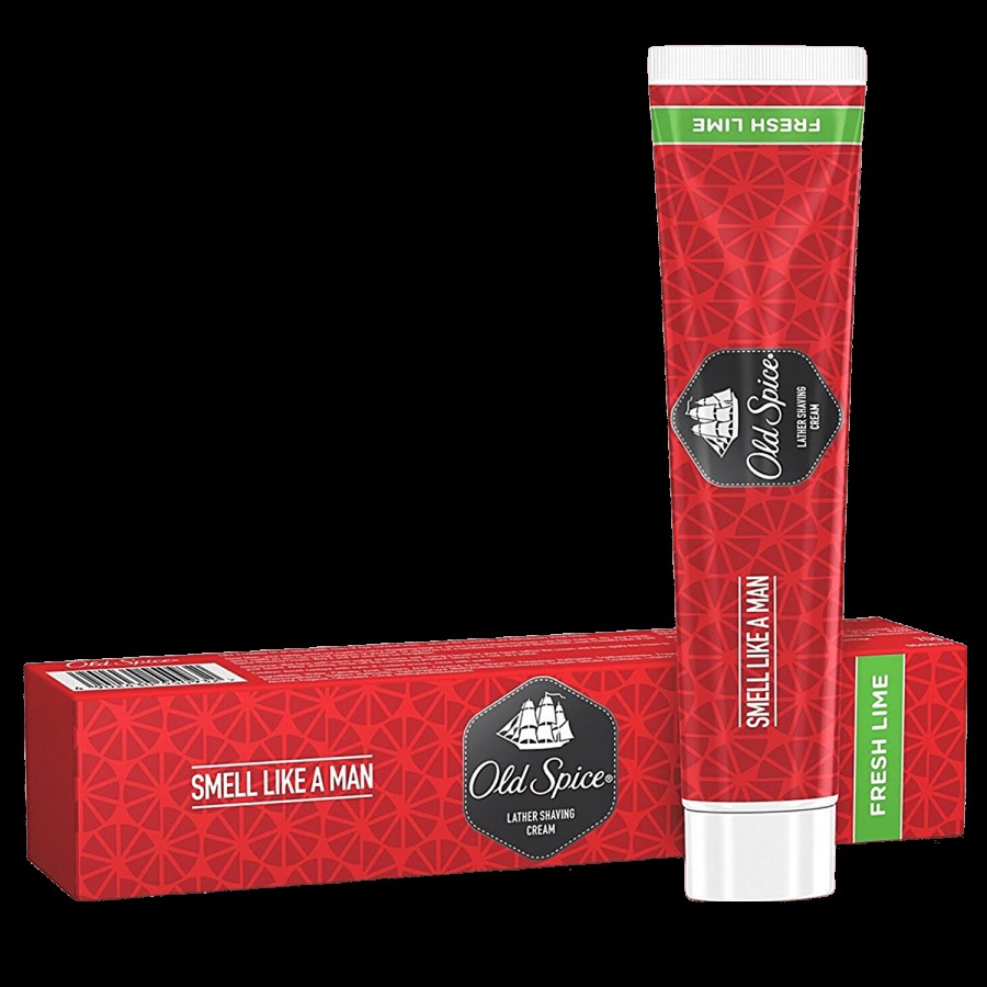 Old Spice Lather Shave Cream - Fresh Lime