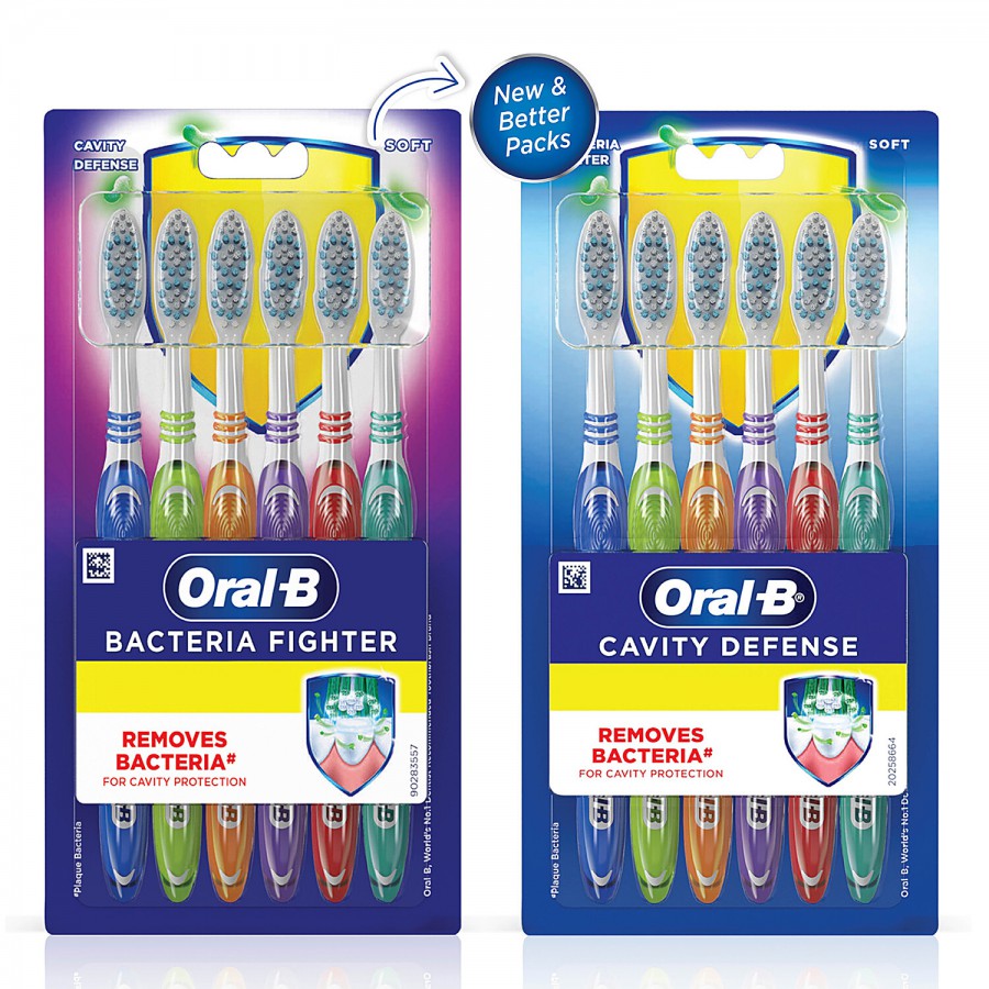 Oral-B Bacteria Fighter Cavity Defense Tooth Brush