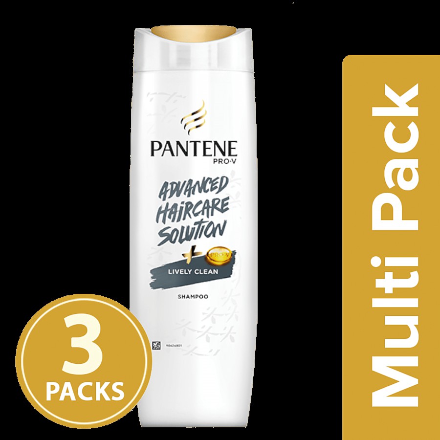 Pantene Advanced Hair Care Solution Shampoo - Lively Clean