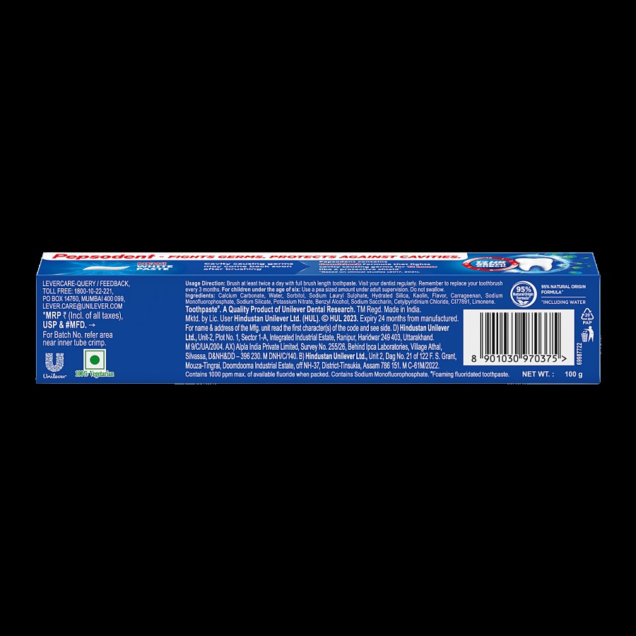 Pepsodent Germicheck+ 12h Germ Protection Toothpaste