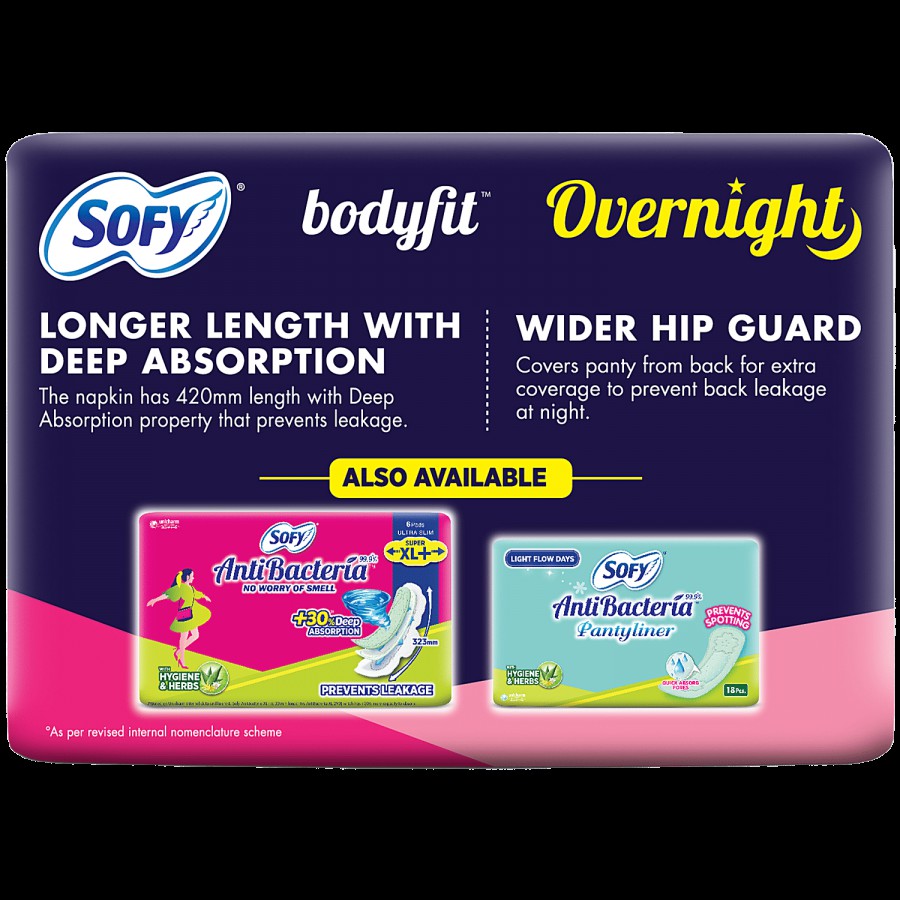 Sofy Bodyfit Overnight Pads - XXXL+