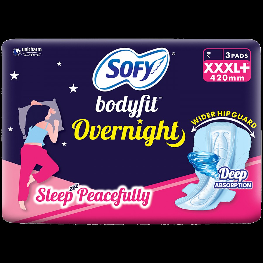 Sofy Bodyfit Overnight Pads - XXXL+