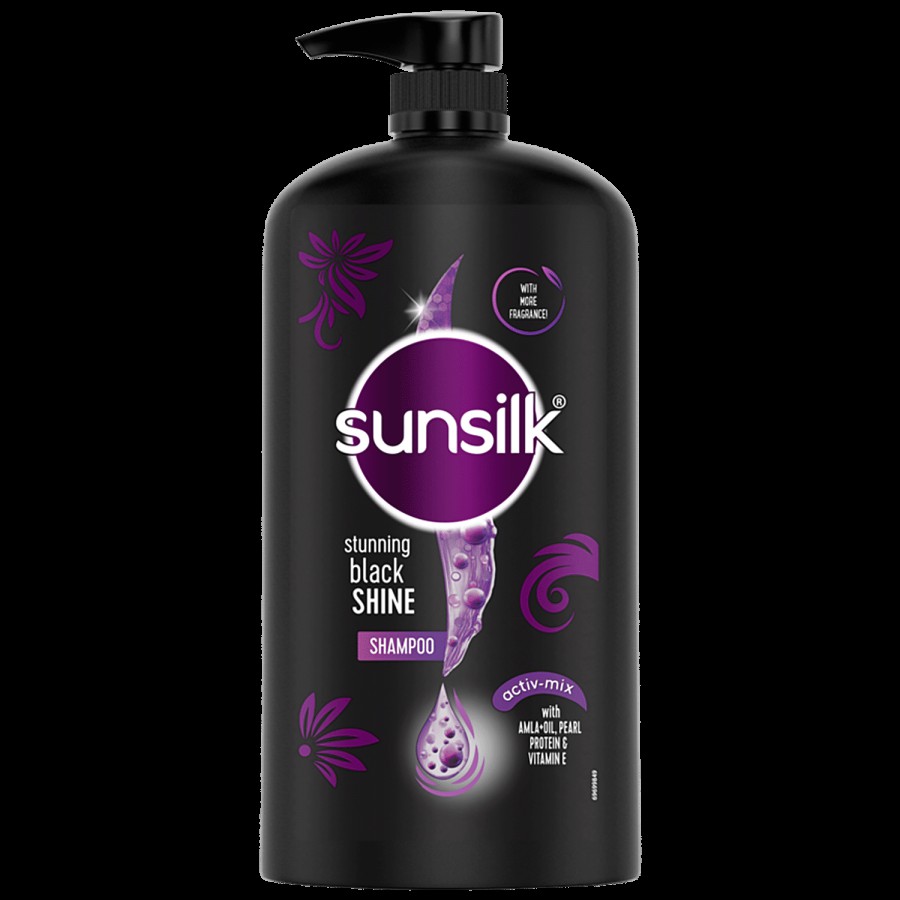 Sunsilk Stunning Black Shine Shampoo