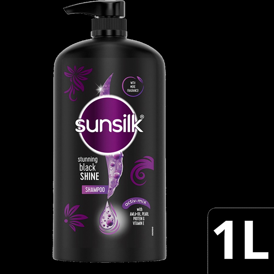 Sunsilk Stunning Black Shine Shampoo