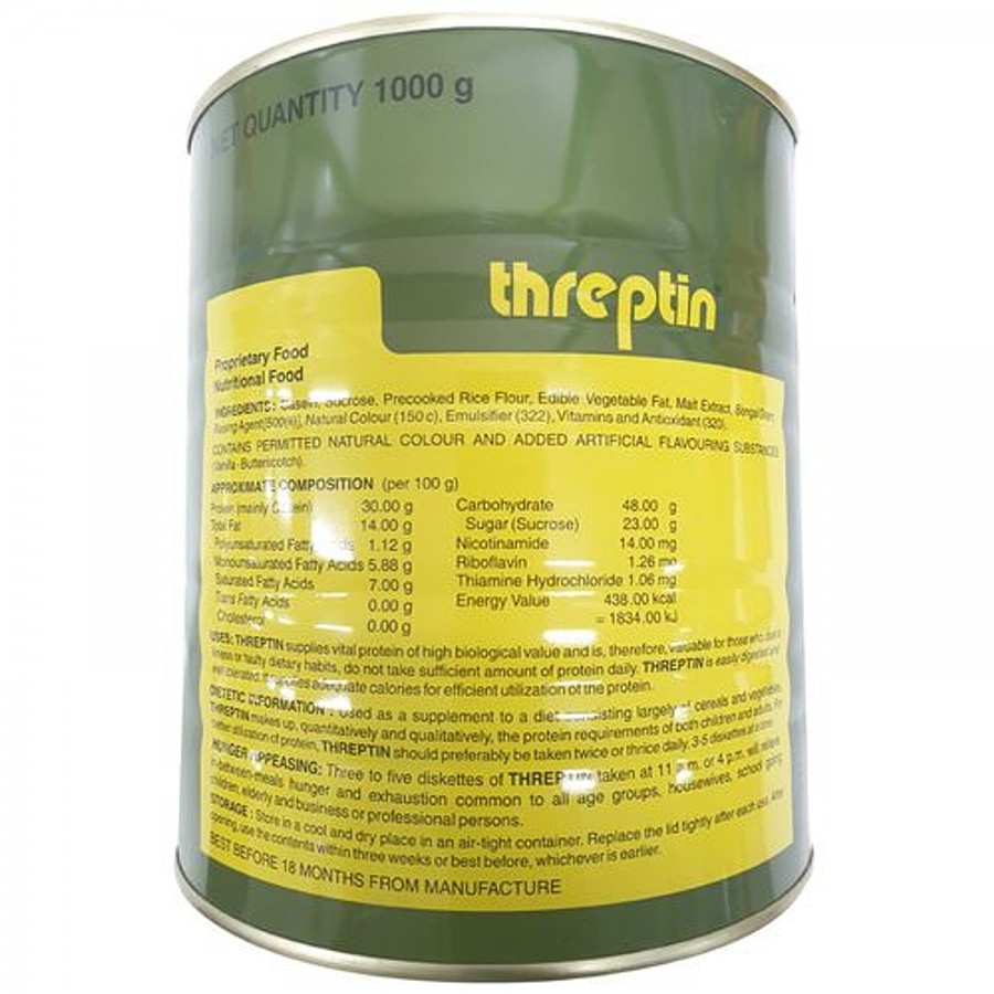 Threptin High-Calorie Protein Supplement Diskettes Fortified With B-Vitamins