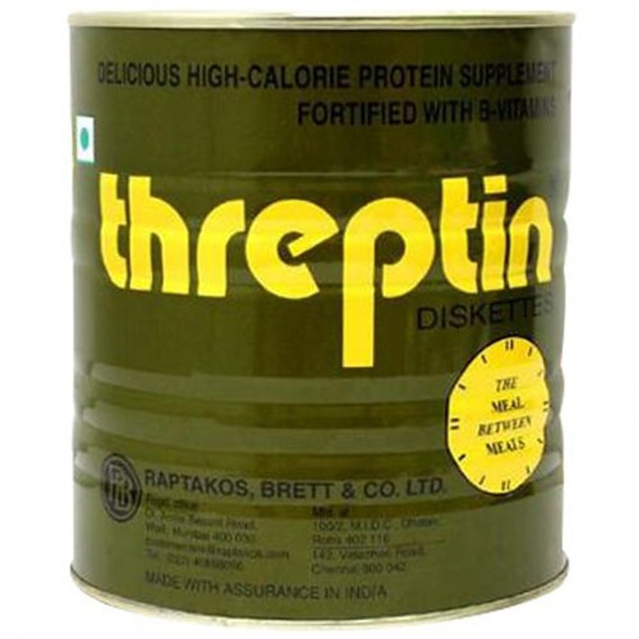 Threptin High-Calorie Protein Supplement Diskettes Fortified With B-Vitamins