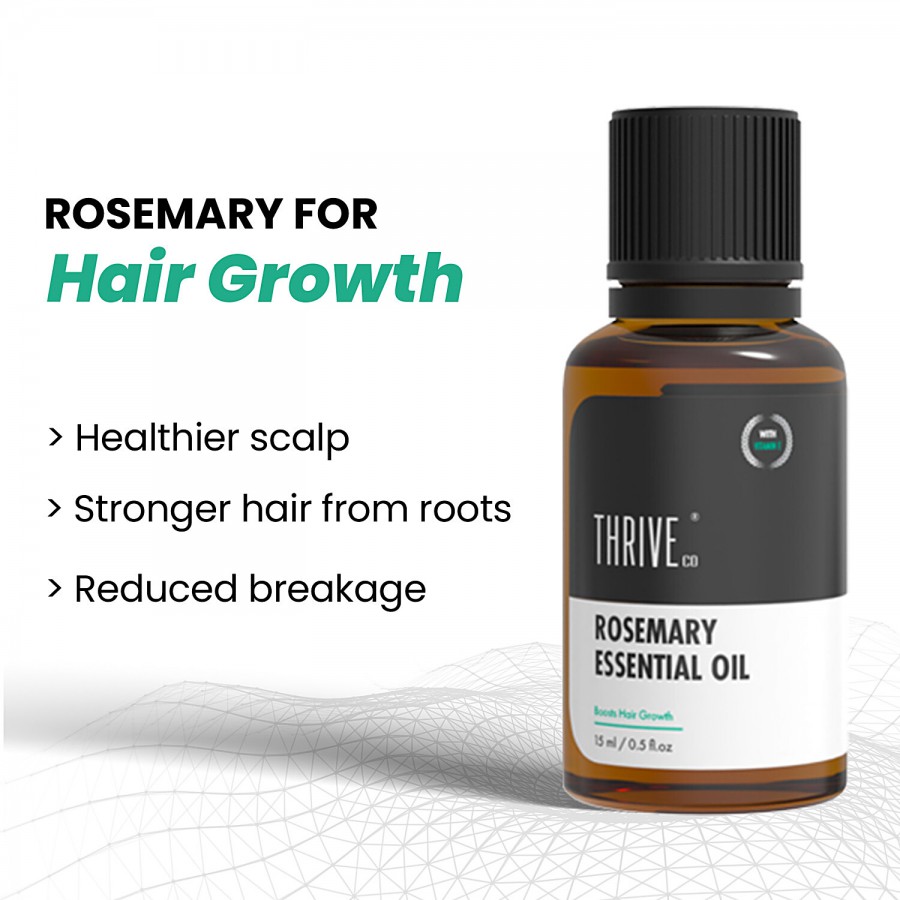 ThriveCo Rosemary Essential Oil - Boosts Hair Growth