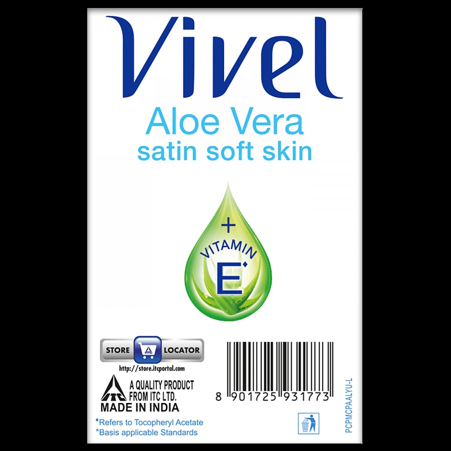 Vivel Aloe Vera Soap - With Vitamin E