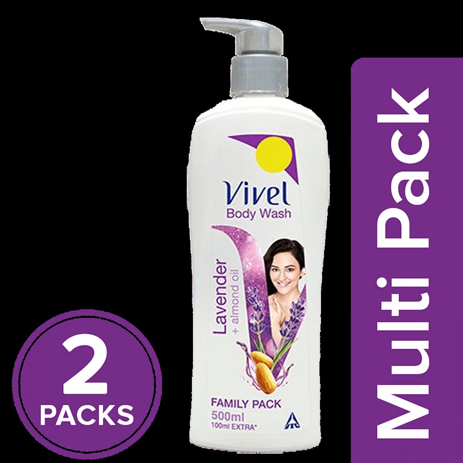 Vivel Body Wash - Lavender & Almond Oil