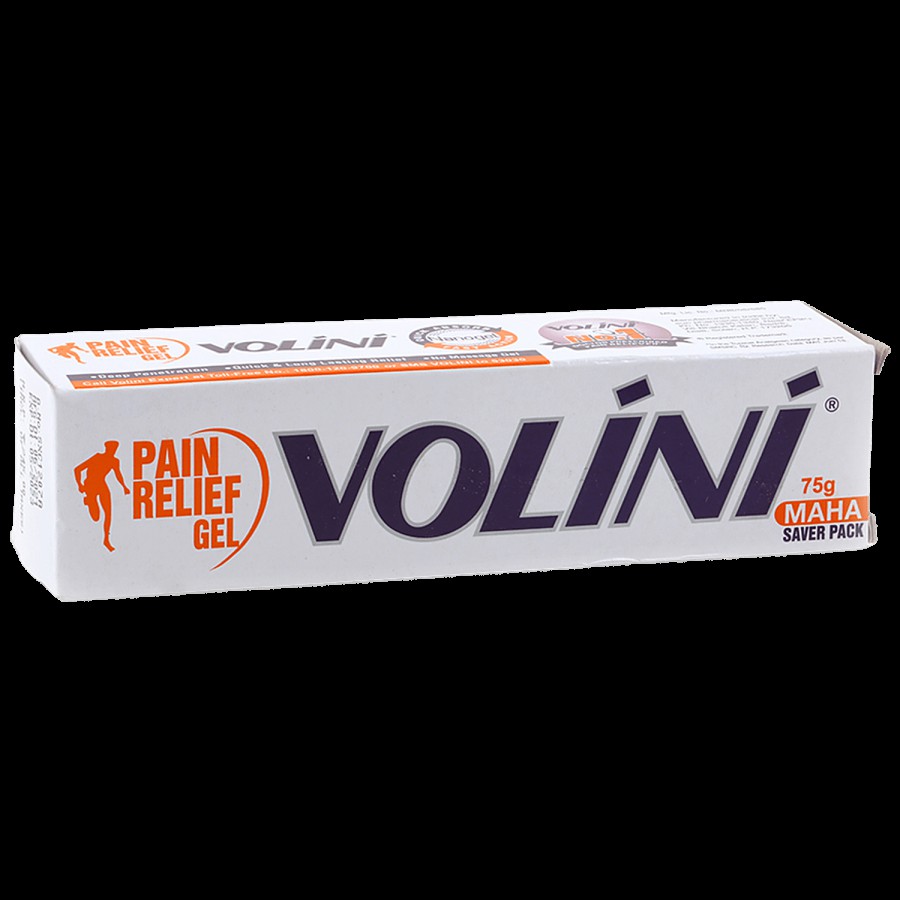 Volini Pain Relief Gel - Quick & Long Lasting