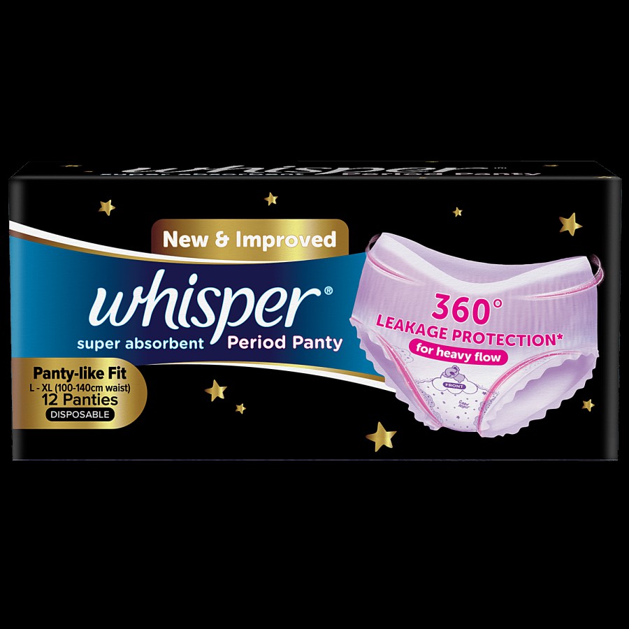 Whisper Bindazzz Nights Period Panty