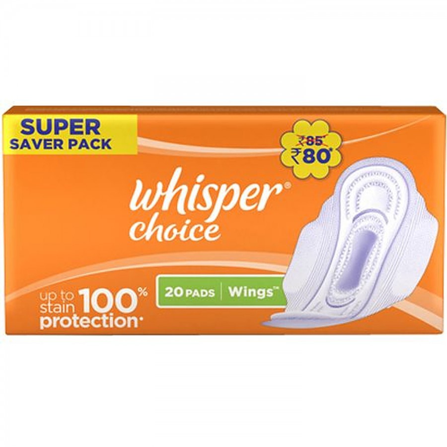 Whisper Choice Wings Sanitary Pads