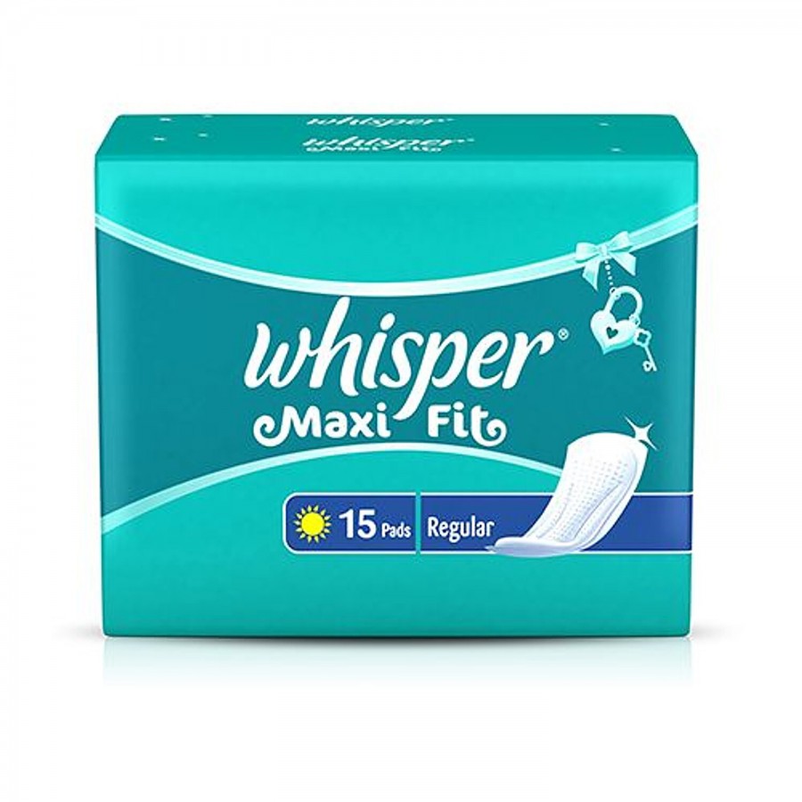 Whisper Maxi Fit Sanitary Pads - Regular