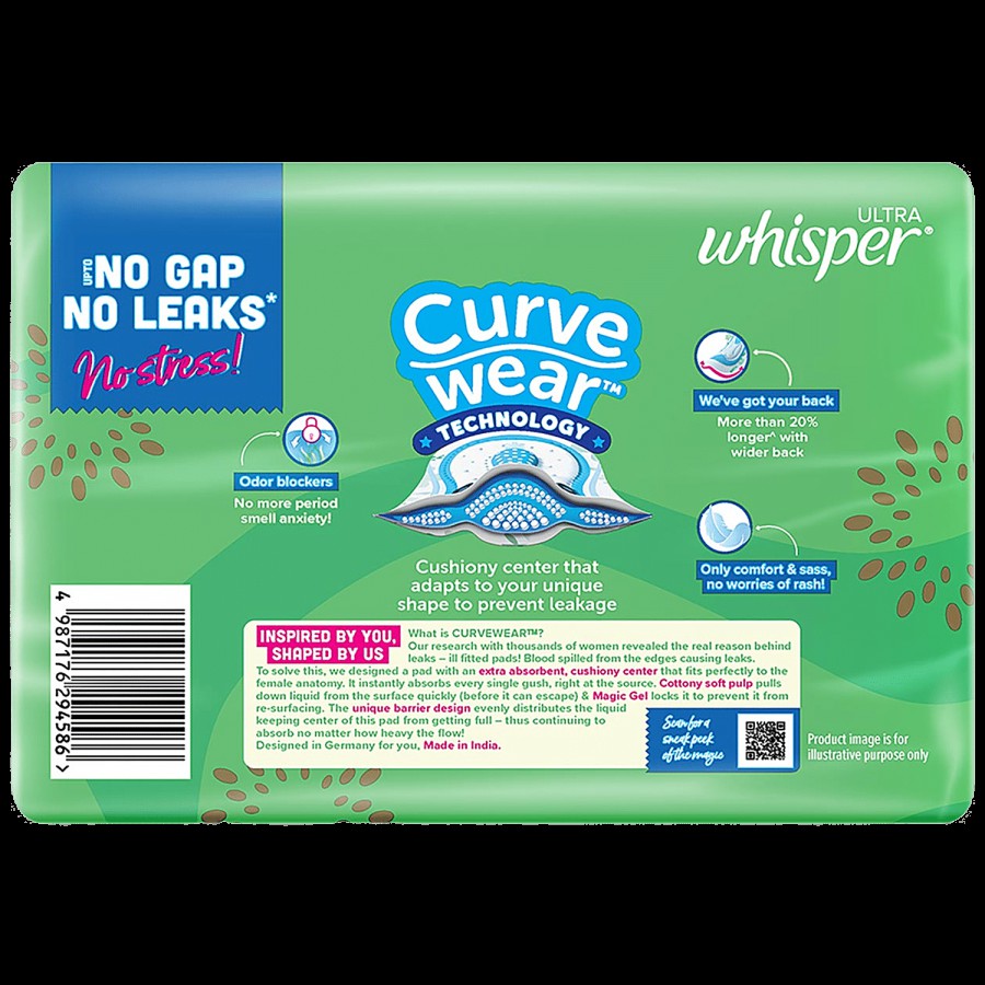 Whisper Ultra Up To No Gap No Leaks Sanitary Pads